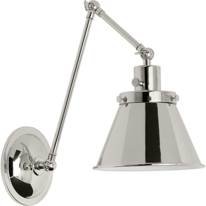 Myhouse Lighting Progress Lighting - P710095-104 - One Light Swing Arm Wall Lamp - Hinton - Polished Nickel