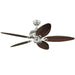 Myhouse Lighting Westinghouse Lighting - 7223100 - 52"Ceiling Fan - Xavier Ii - Brushed Nickel