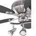 Myhouse Lighting Westinghouse Lighting - 7223100 - 52"Ceiling Fan - Xavier Ii - Brushed Nickel