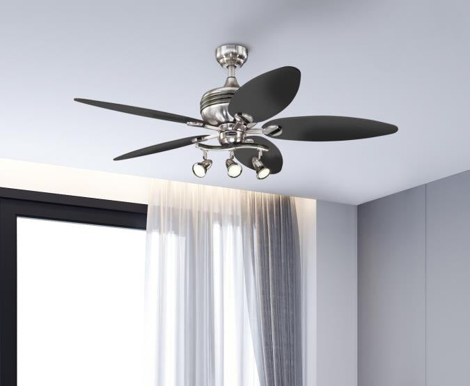 Myhouse Lighting Westinghouse Lighting - 7223100 - 52"Ceiling Fan - Xavier Ii - Brushed Nickel