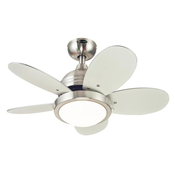 Myhouse Lighting Westinghouse Lighting - 7223600 - 30"Ceiling Fan - Roundabout - Brushed Nickel