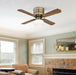 Myhouse Lighting Westinghouse Lighting - 7230900 - 42"Ceiling Fan - Casanova Supreme - Antique Brass