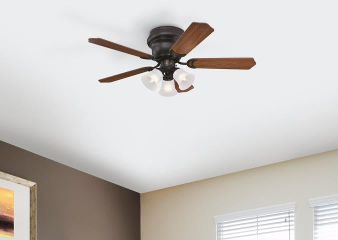 Myhouse Lighting Westinghouse Lighting - 7231300 - 42"Ceiling Fan - Contempra Trio - Oil Rubbed Bronze