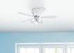 Myhouse Lighting Westinghouse Lighting - 7231400 - 42"Ceiling Fan - Contempra Trio - White