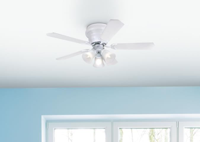 Myhouse Lighting Westinghouse Lighting - 7231400 - 42"Ceiling Fan - Contempra Trio - White