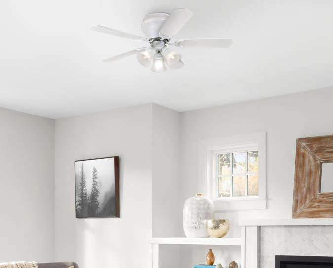 Myhouse Lighting Westinghouse Lighting - 7231400 - 42"Ceiling Fan - Contempra Trio - White