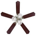 Myhouse Lighting Westinghouse Lighting - 7231900 - 42"Ceiling Fan - Contempra Trio - Brushed Nickel