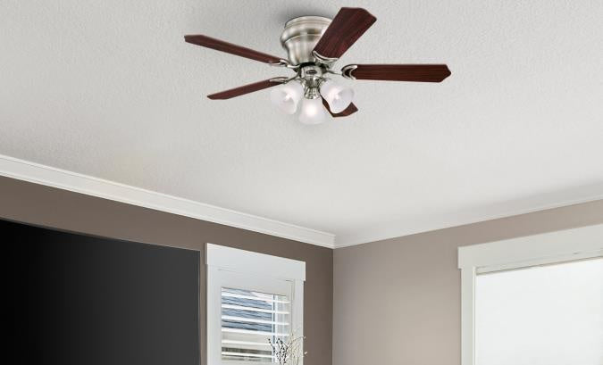 Myhouse Lighting Westinghouse Lighting - 7231900 - 42"Ceiling Fan - Contempra Trio - Brushed Nickel