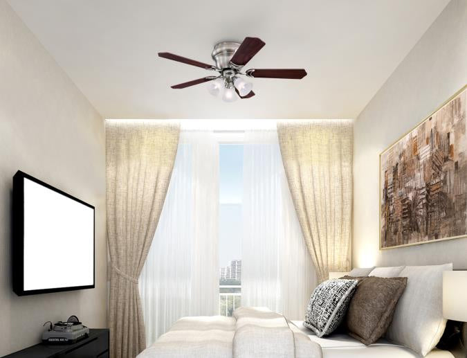 Myhouse Lighting Westinghouse Lighting - 7231900 - 42"Ceiling Fan - Contempra Trio - Brushed Nickel