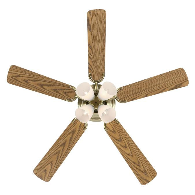 Myhouse Lighting Westinghouse Lighting - 7232200 - 52"Ceiling Fan - Contempra Iv - Antique Brass