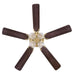 Myhouse Lighting Westinghouse Lighting - 7232400 - 52"Ceiling Fan - Contempra Iv - Polished Brass