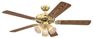 Myhouse Lighting Westinghouse Lighting - 7233800 - 52"Ceiling Fan - Vintage - Polished Brass