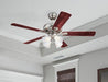 Myhouse Lighting Westinghouse Lighting - 7235900 - 52"Ceiling Fan - Swirl - Brushed Nickel