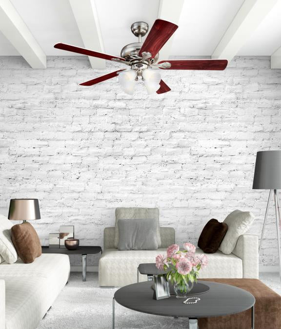 Myhouse Lighting Westinghouse Lighting - 7235900 - 52"Ceiling Fan - Swirl - Brushed Nickel