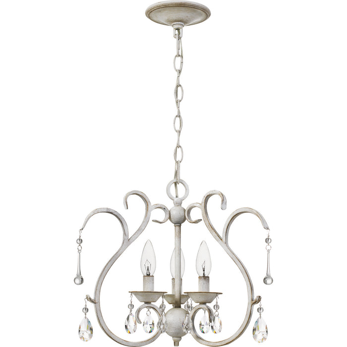 Myhouse Lighting Quoizel - BLC2816AWH - Three Light Pendant - Blanca - Antique White