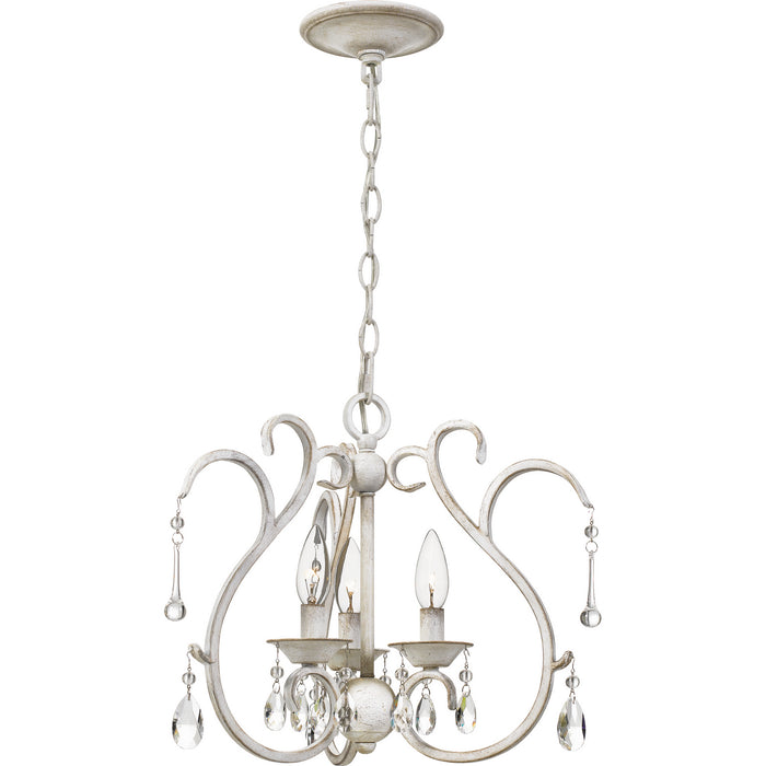 Myhouse Lighting Quoizel - BLC2816AWH - Three Light Pendant - Blanca - Antique White