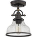 Myhouse Lighting Quoizel - GRTS1708PN - One Light Semi-Flush Mount - Grant - Palladian Bronze