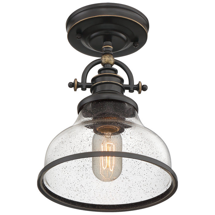 Myhouse Lighting Quoizel - GRTS1708PN - One Light Semi-Flush Mount - Grant - Palladian Bronze