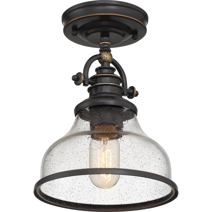 Myhouse Lighting Quoizel - GRTS1708PN - One Light Semi-Flush Mount - Grant - Palladian Bronze