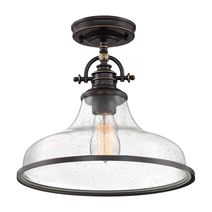 Myhouse Lighting Quoizel - GRTS1714PN - One Light Semi-Flush Mount - Grant - Palladian Bronze