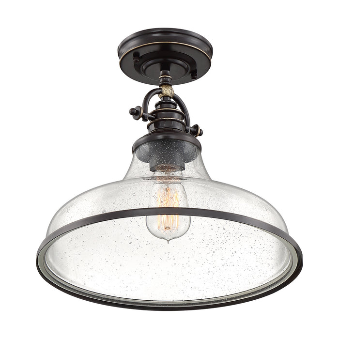 Myhouse Lighting Quoizel - GRTS1714PN - One Light Semi-Flush Mount - Grant - Palladian Bronze