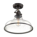 Myhouse Lighting Quoizel - GRTS1714PN - One Light Semi-Flush Mount - Grant - Palladian Bronze