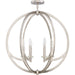 Myhouse Lighting Quoizel - ON1724BN - Six Light Semi-Flush Mount - Orion - Brushed Nickel