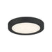 Myhouse Lighting Quoizel - OST1708EK - LED Flush Mount - Outskirts - Earth Black