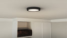 Myhouse Lighting Quoizel - OST1708EK - LED Flush Mount - Outskirts - Earth Black