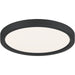 Myhouse Lighting Quoizel - OST1711EK - LED Flush Mount - Outskirts - Earth Black