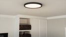 Myhouse Lighting Quoizel - OST1715EK - LED Flush Mount - Outskirts - Earth Black