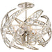 Myhouse Lighting Quoizel - PCCN1718PK - Four Light Semi-Flush Mount - Crescent - Polished Nickel