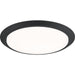 Myhouse Lighting Quoizel - VRG1620EK - LED Flush Mount - Verge - Earth Black