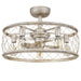 Myhouse Lighting Quoizel - RDY3122CS - Five Light Fandelier - Dury - Century Silver Leaf