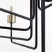 Myhouse Lighting Quorum - 695-8-6980 - Eight Light Chandelier - Helix - Textured Black w/ Aged Brass