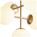 Myhouse Lighting Oxygen - 3-681-40 - LED Pendant - Nebula - Aged Brass