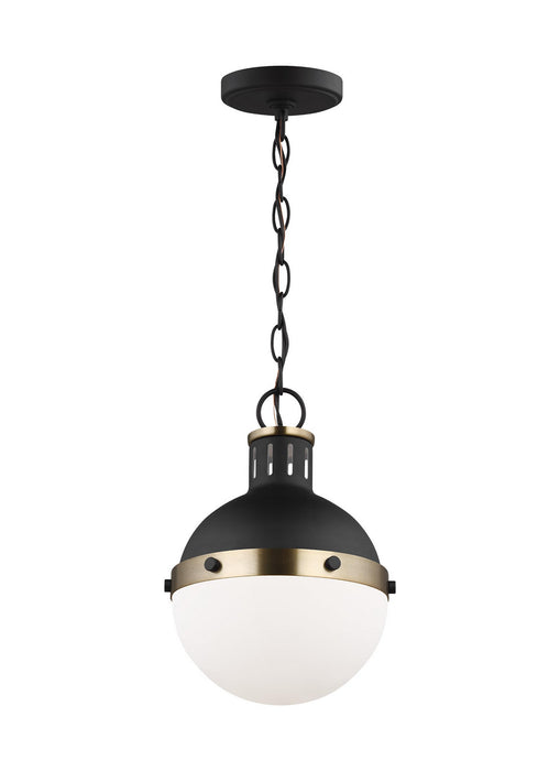 Myhouse Lighting Visual Comfort Studio - 6177101-112 - One Light Mini Pendant - Hanks - Midnight Black