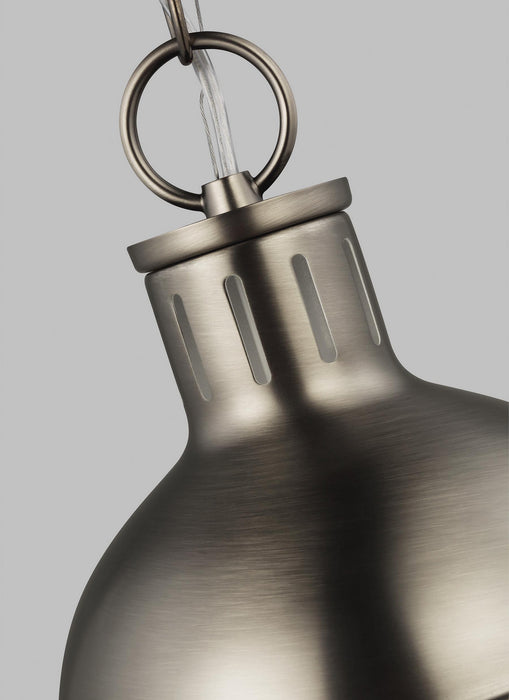 Myhouse Lighting Visual Comfort Studio - 6177101-965 - One Light Mini Pendant - Hanks - Antique Brushed Nickel