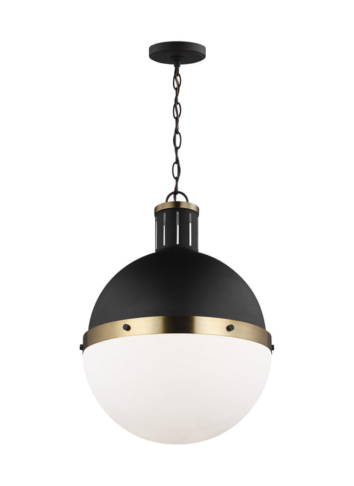 Myhouse Lighting Visual Comfort Studio - 6677101-112 - One Light Pendant - Hanks - Midnight Black