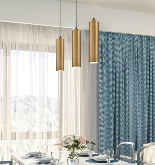 Myhouse Lighting Westinghouse Lighting - 6111100 - One Light Pendant - Rayman - Brushed Brass