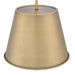 Myhouse Lighting Westinghouse Lighting - 6111500 - One Light Pendant - Derose - Brushed Brass