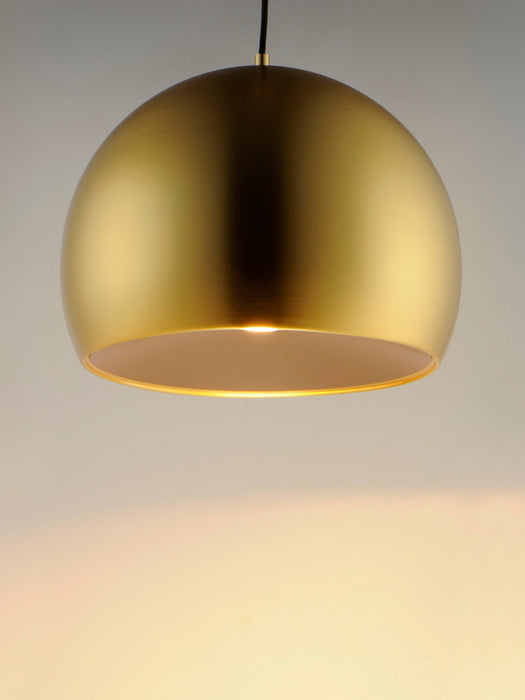 Myhouse Lighting ET2 - E24924-SBRCOF - LED Pendant - Palla - Satin Brass / Coffee