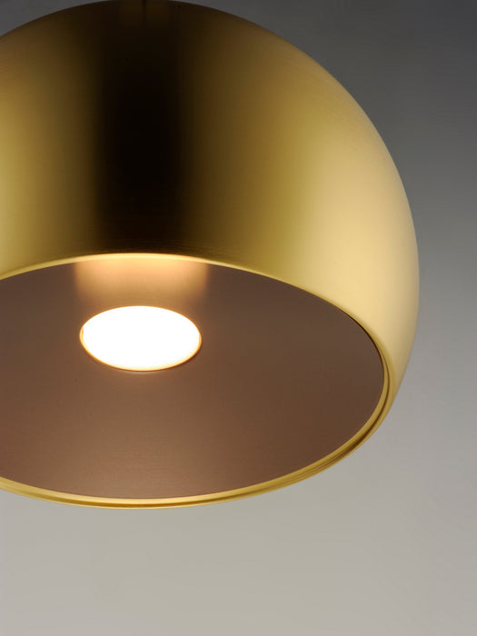 Myhouse Lighting ET2 - E24924-SBRCOF - LED Pendant - Palla - Satin Brass / Coffee