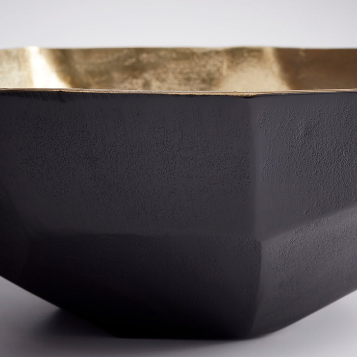 Myhouse Lighting Cyan - 10623 - Bowl - Matt Black And Gold