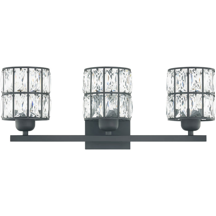 Myhouse Lighting Quoizel - GIB8622MBK - Three Light Bath - Gibson - Matte Black