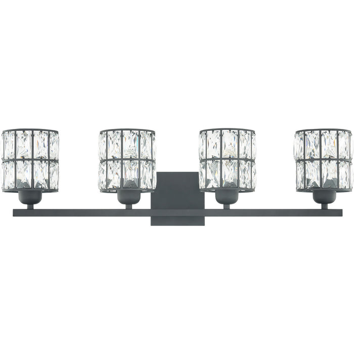 Myhouse Lighting Quoizel - GIB8630MBK - Four Light Bath - Gibson - Matte Black