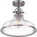 Myhouse Lighting Quoizel - GRTS1714BN - One Light Semiflush Mount - Grant - Brushed Nickel