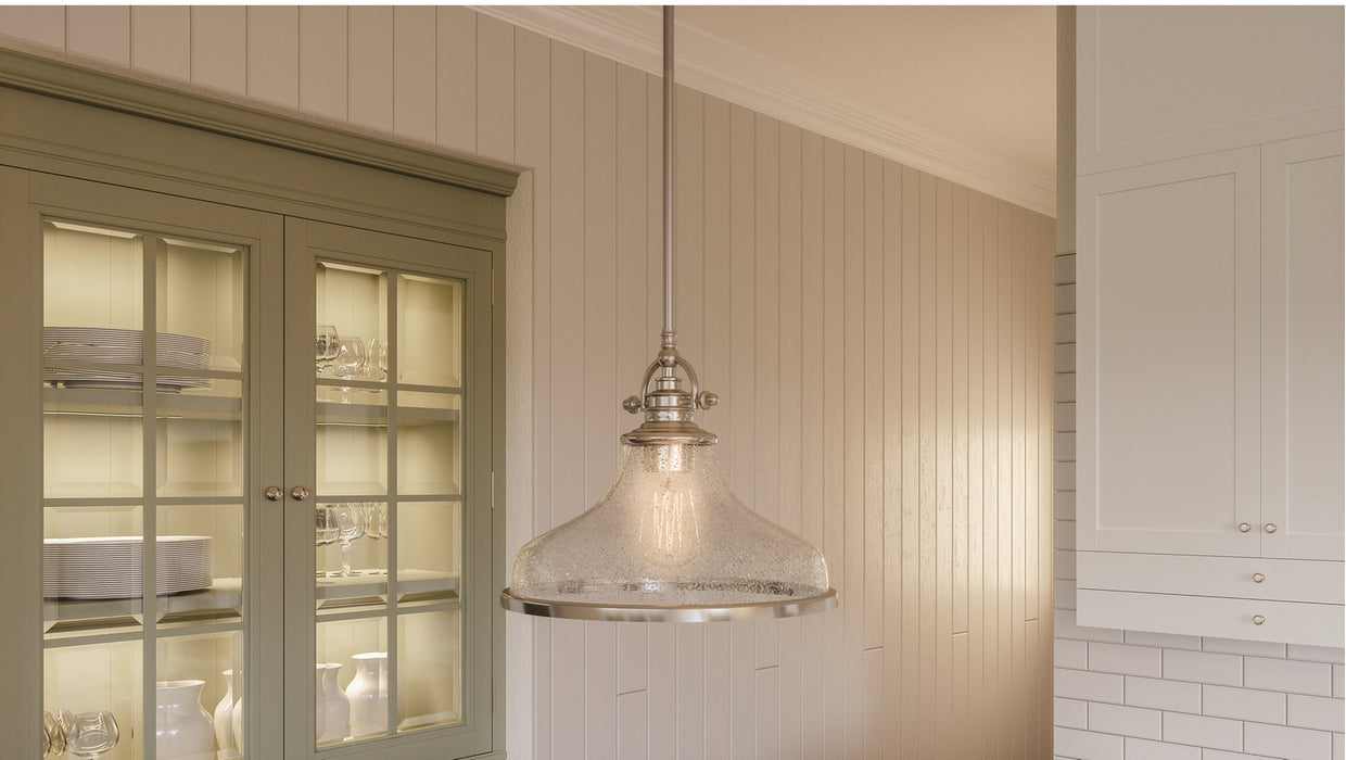 Myhouse Lighting Quoizel - GRTS2814BN - One Light Pendant - Grant - Brushed Nickel