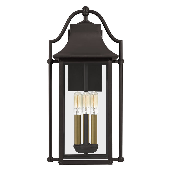 Myhouse Lighting Quoizel - MAN8411WT - Three Light Outdoor Wall Mount - Manning - Western Bronze