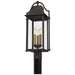 Myhouse Lighting Quoizel - MAN9011WT - Three Light Outdoor Post Mount - Manning - Western Bronze